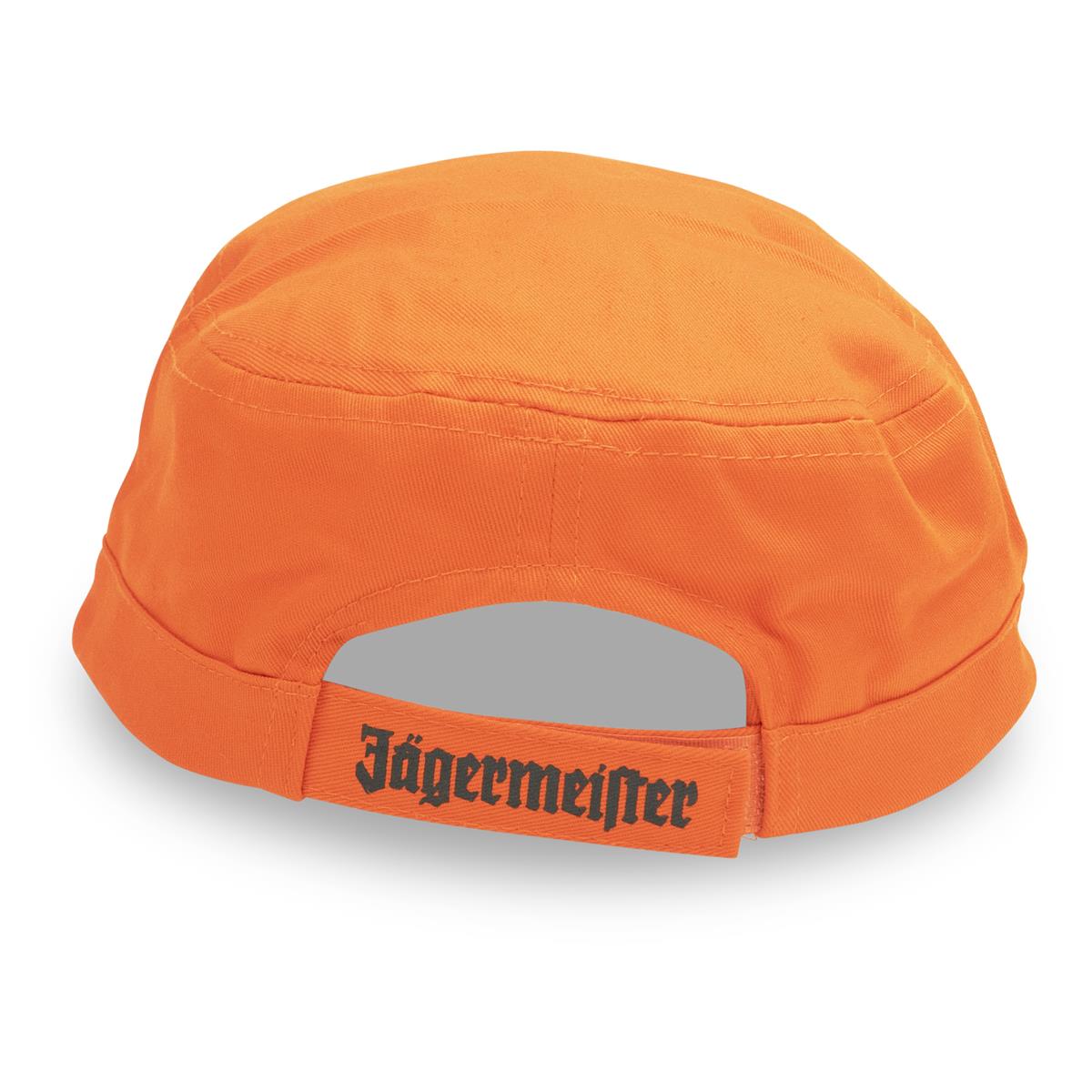1x Jägermeister Likör Schildmütze Orange Franzosenkappe – Ansicht 2