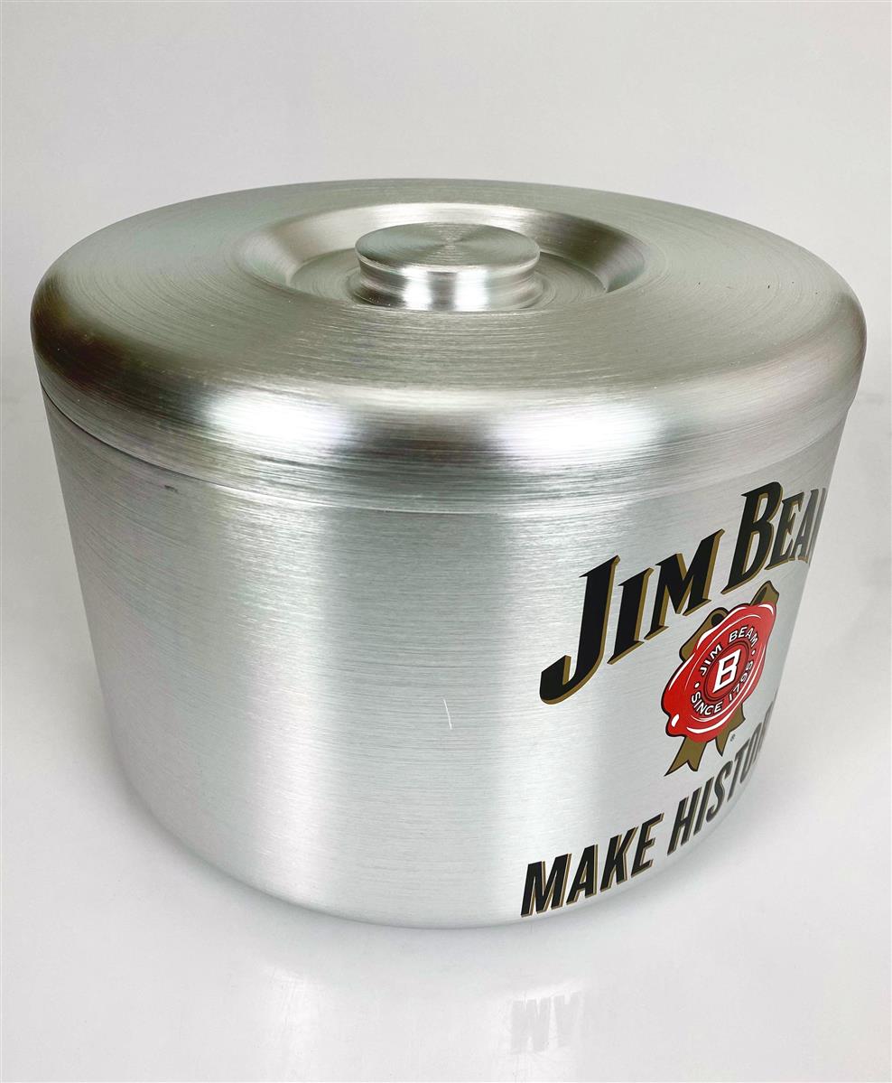 1x Jim Beam Whiskey Kühler 10l Eisbox Metall – Ansicht 2