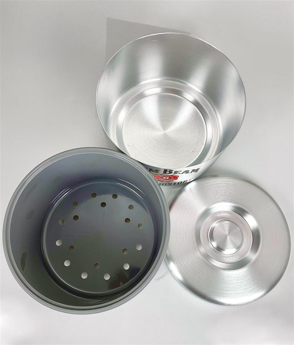 1x Jim Beam Whiskey Kühler 10l Eisbox Metall – Ansicht 4