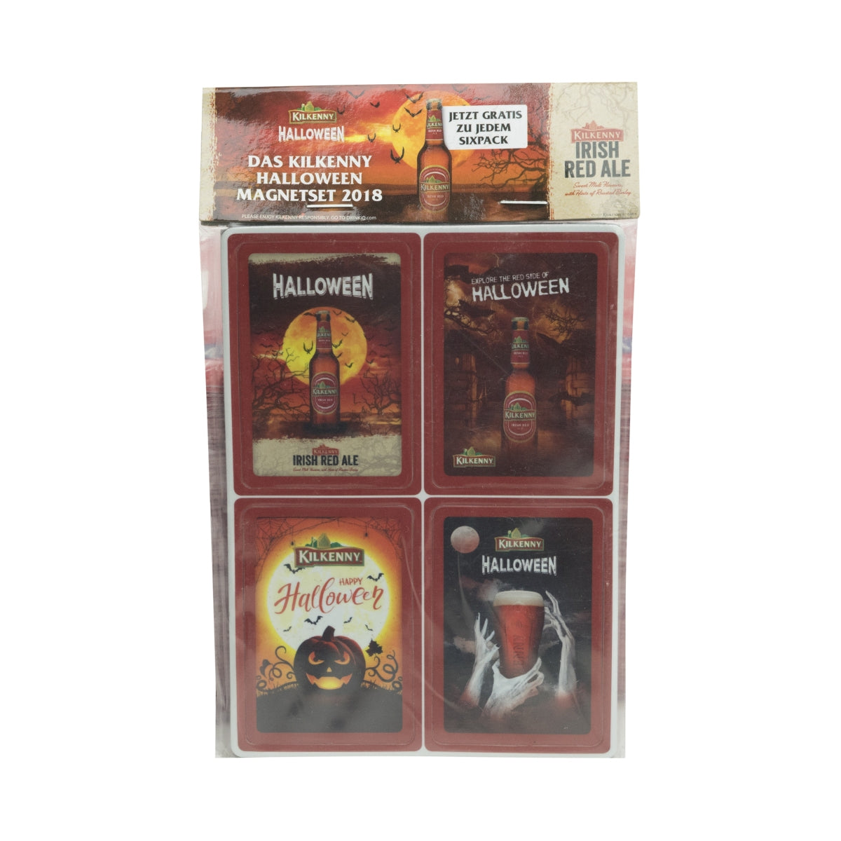 1x Kilkenny Bier Magnet-Set Halloween 2018 – Ansicht 3