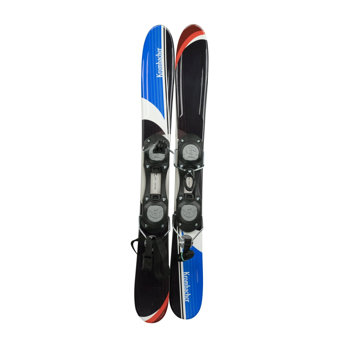 1x Krombacher Bier Kurzski Ski Blau Weiß Schwarz