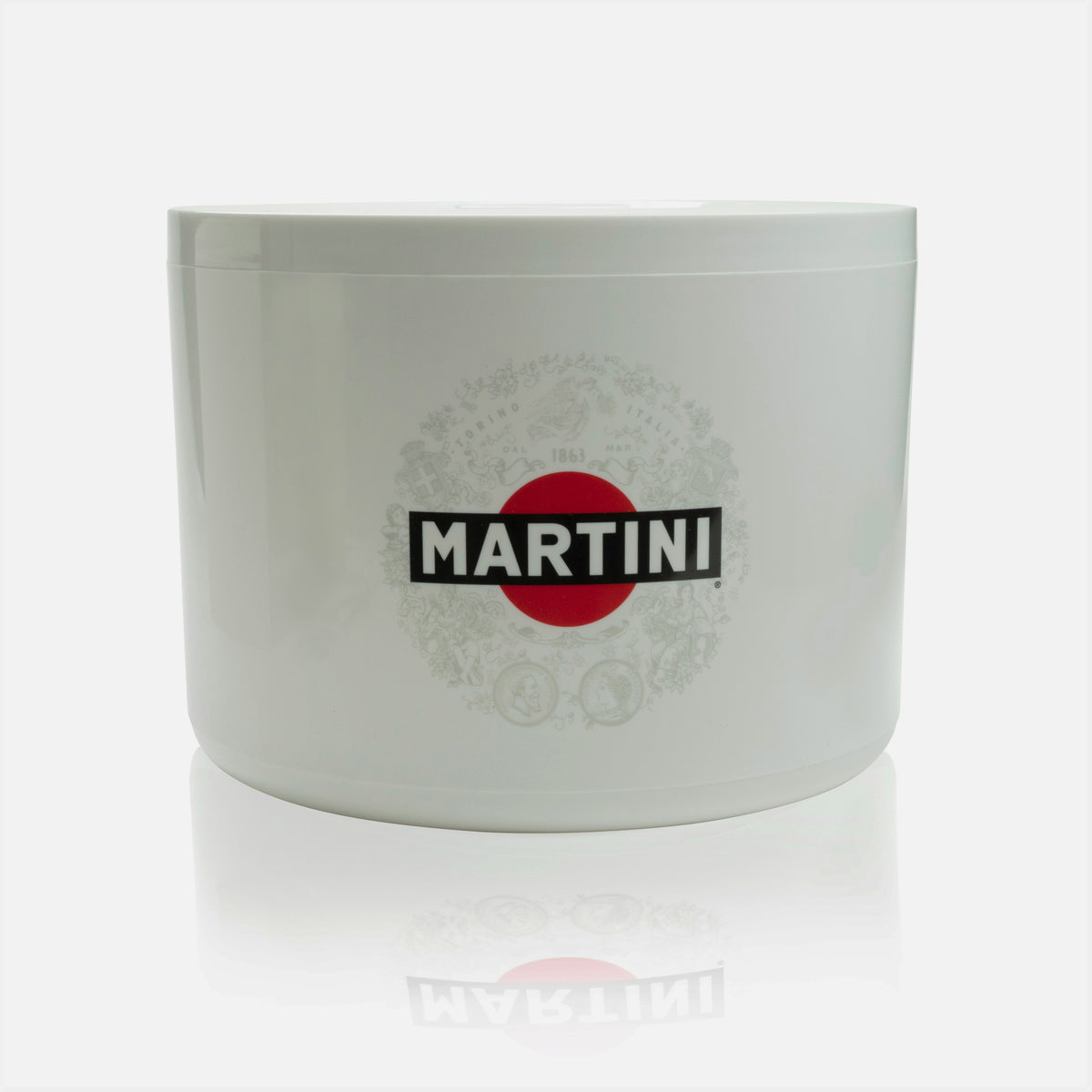 1x Martini Wermut Kühler 10l Eisbox Martini e Tonic weiß