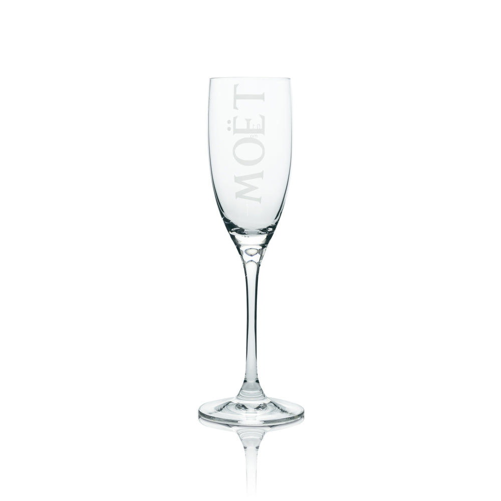 1x Moet Chandon Champagner Glas Sektflöte 0,1l Mohaba