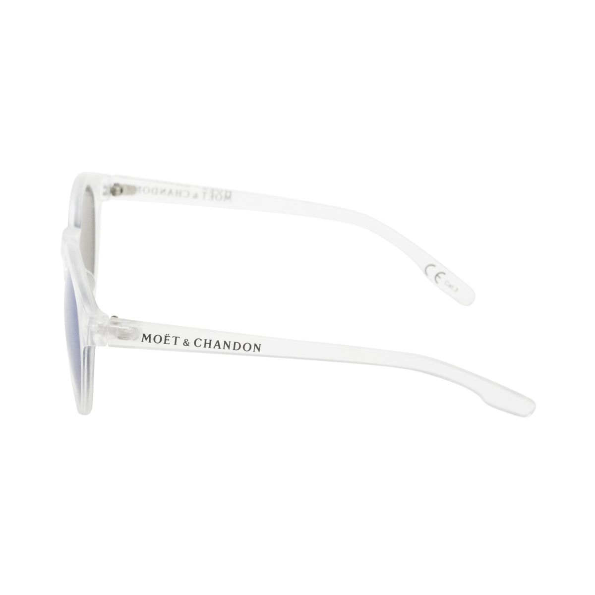 1x Moet Chandon Champagner Sonnenbrille Weiss Blaues Glas Damen – Ansicht 2