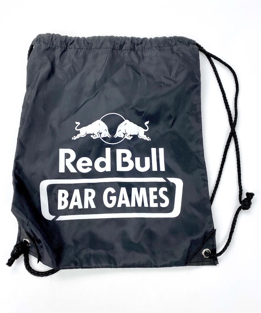 1x Red Bull Energy Jutebeutel Schwarz Bar Games