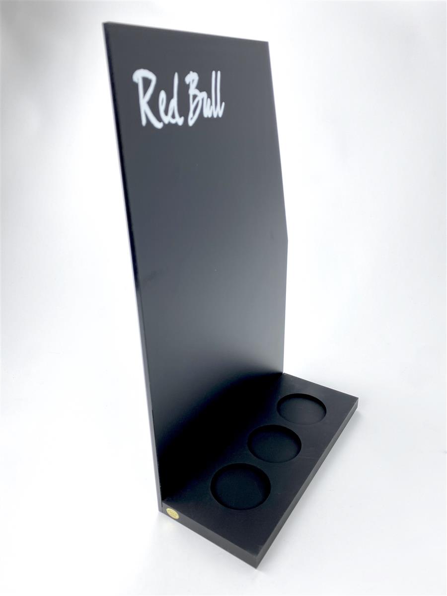 1x Red Bull Energy Kreidetafel 36x23cm Schwarz mit Dosenständer – Ansicht 2
