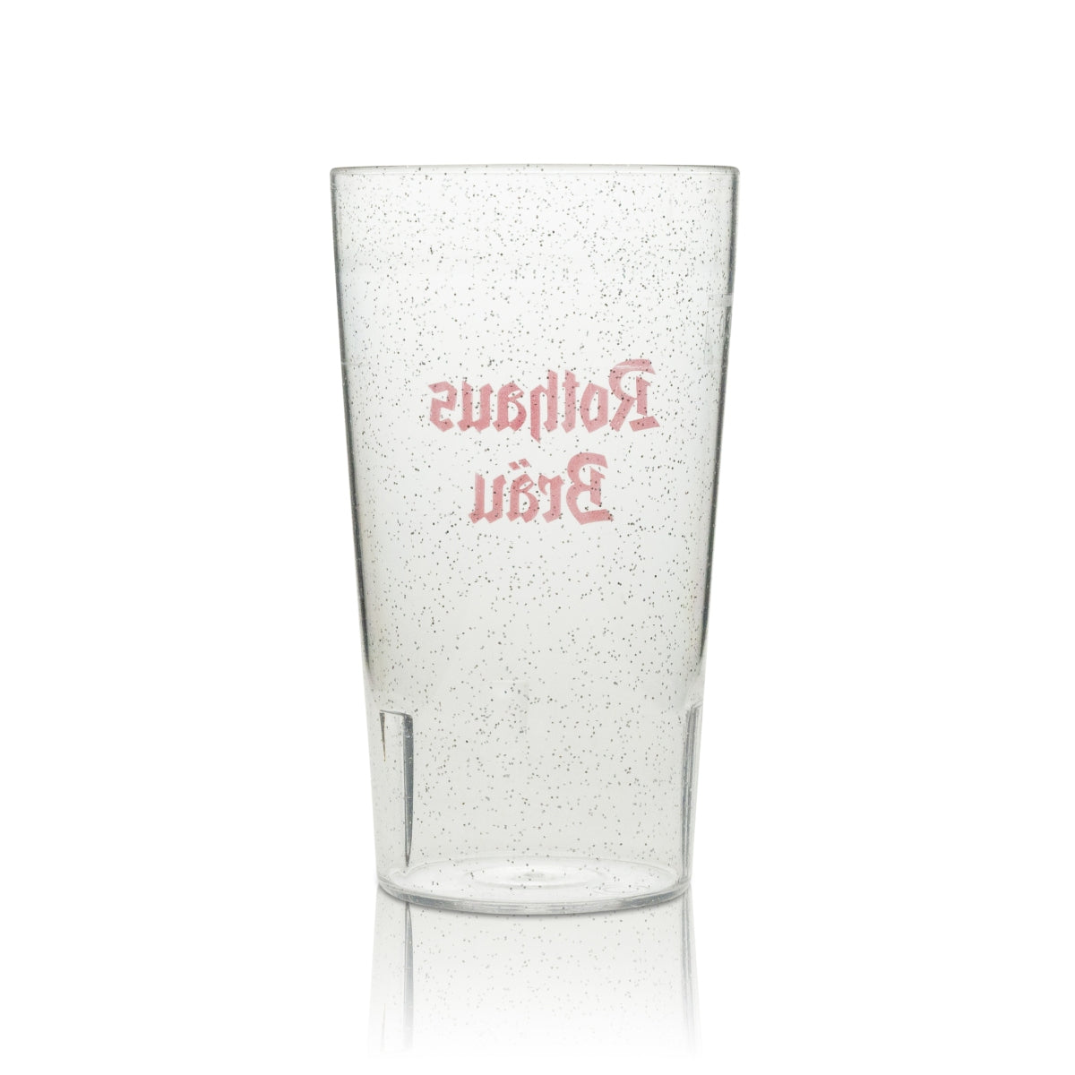 1x Rothaus Bier Becher Hartplastik Mehrweg 0,3l mit glitzer – Ansicht 2