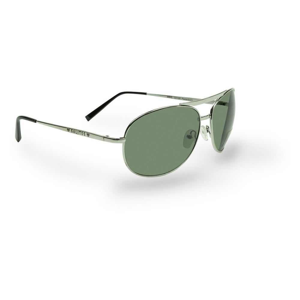 1x Salitos Bier Sonnenbrille mit Hülle Pilot Silber