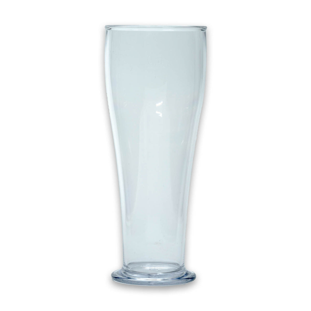 1x Schorm Glas Mehrweg Hartplastik Weizenglas 0,5