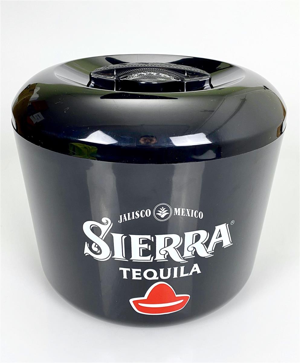 1x Sierra Tequila Kühler Eisbox schwarz 10l