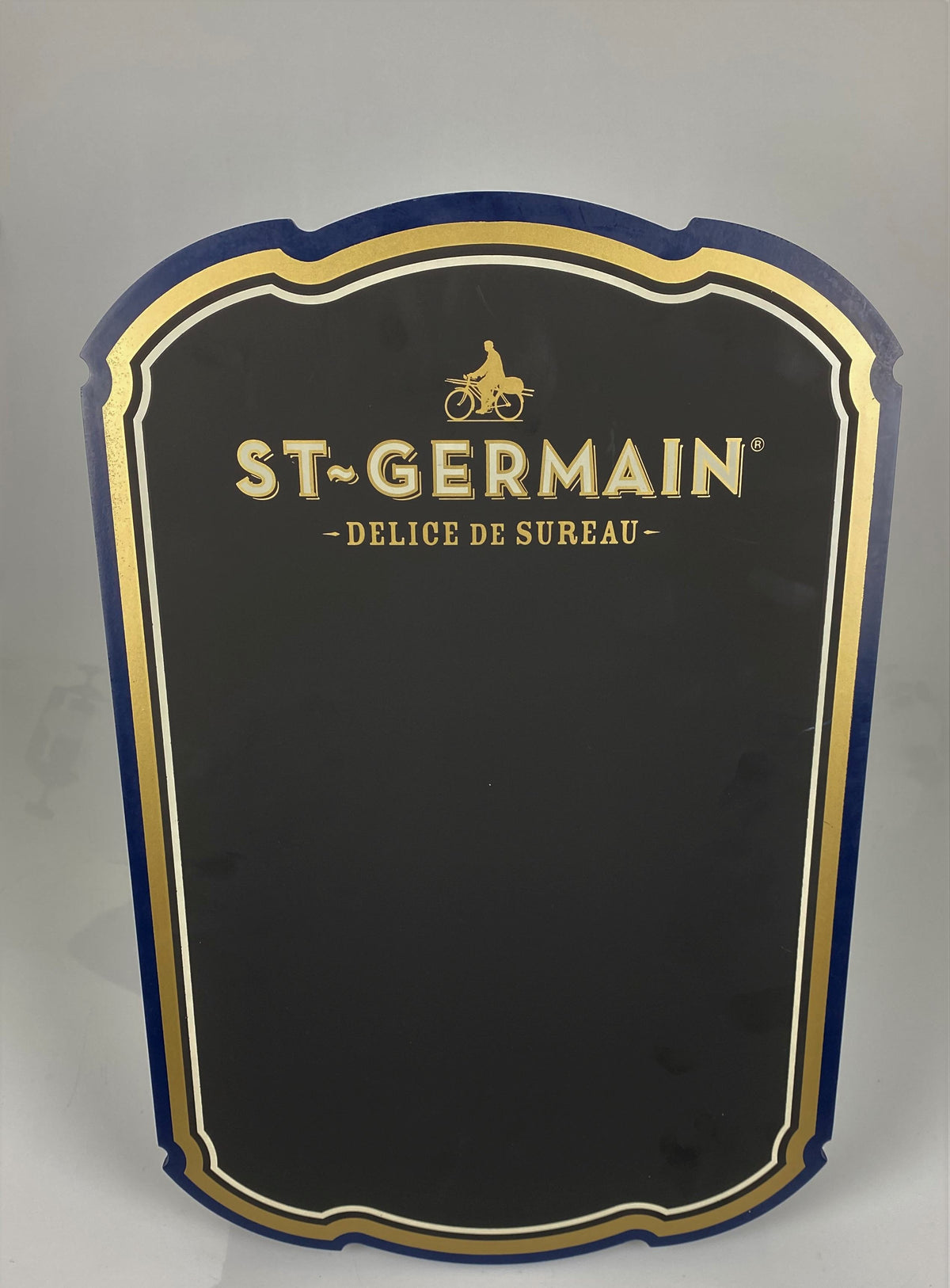 1x St. Germain Likör Kreidetafel blau mit Aufsteller