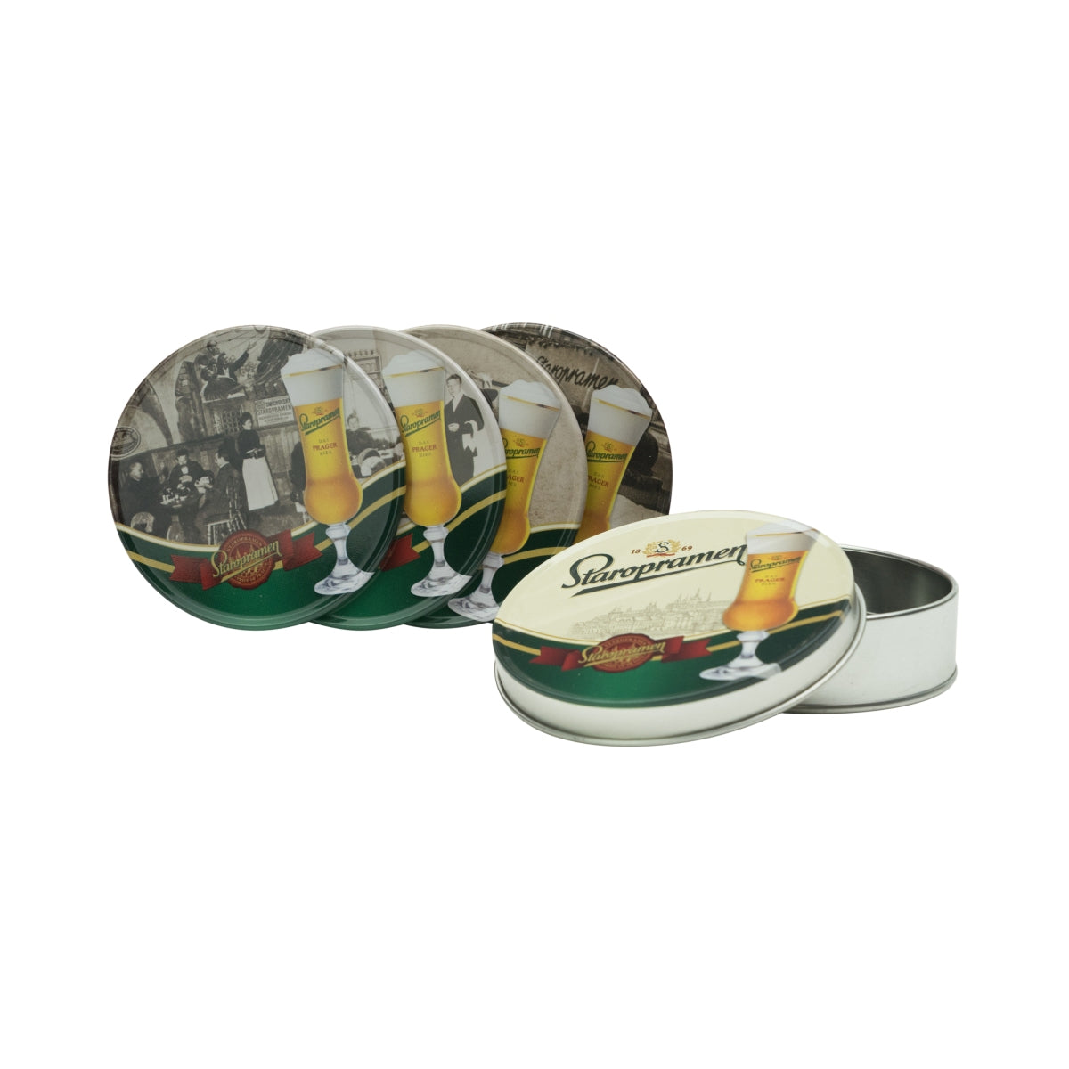 1x Staropramen Bier Untersetzer Set So schmeckt Prag – Ansicht 3