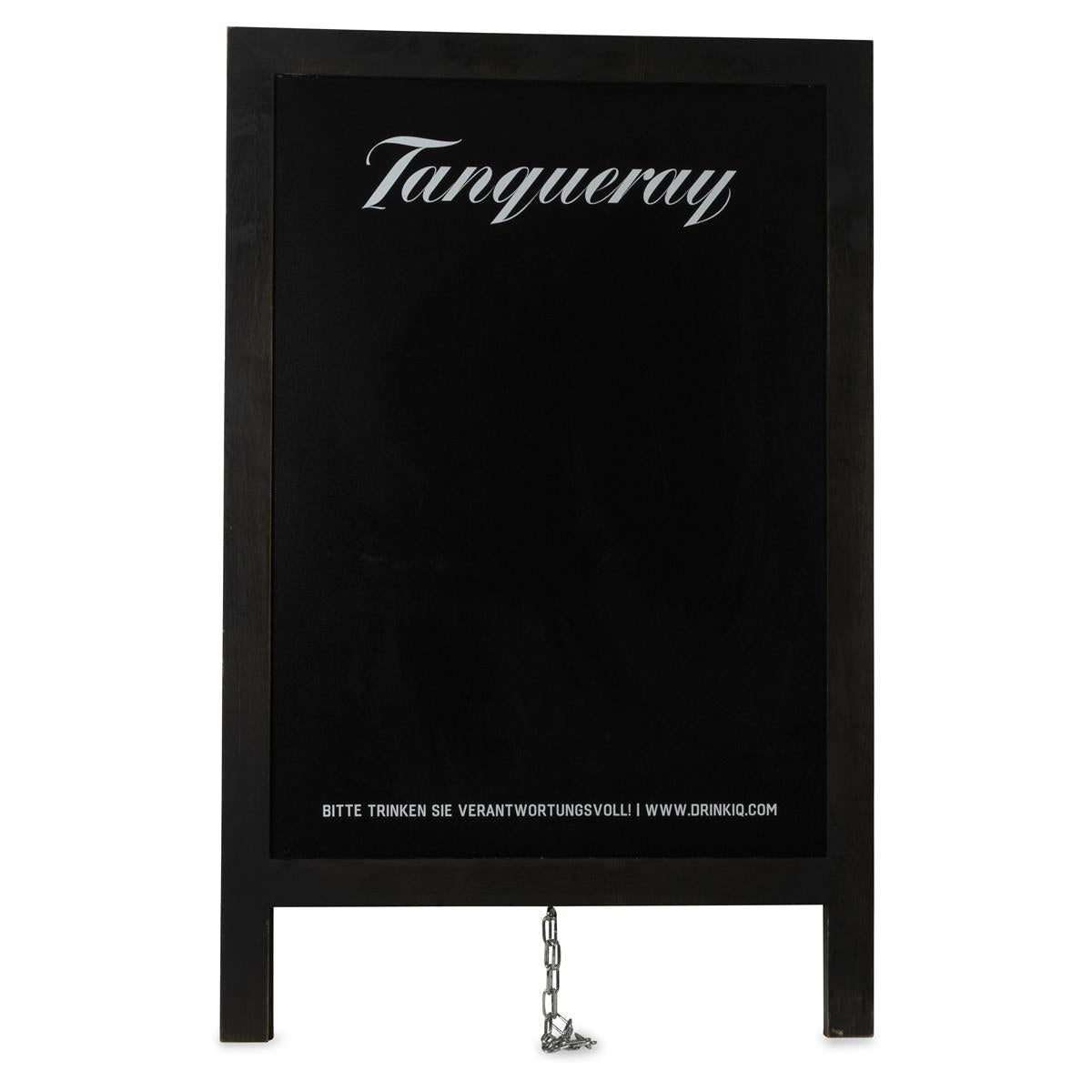 1x Tanqueray Gin Kreidetafel schwarz Aufklappbar 55 x 85 x 5 – Ansicht 2