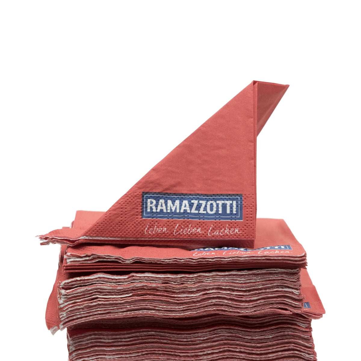 200x Ramazzotti Likör Servietten rot 24x24 – Ansicht 3