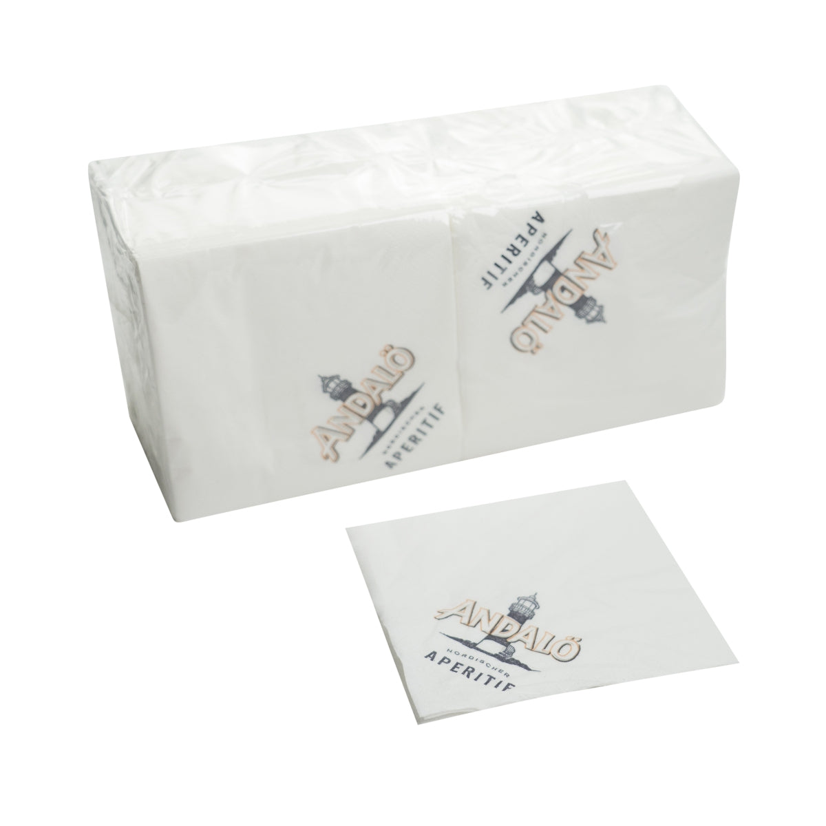 250 Andalö Servietten Napkins Untersetzer 12x12cm Gastro Tropfschutz Gläser