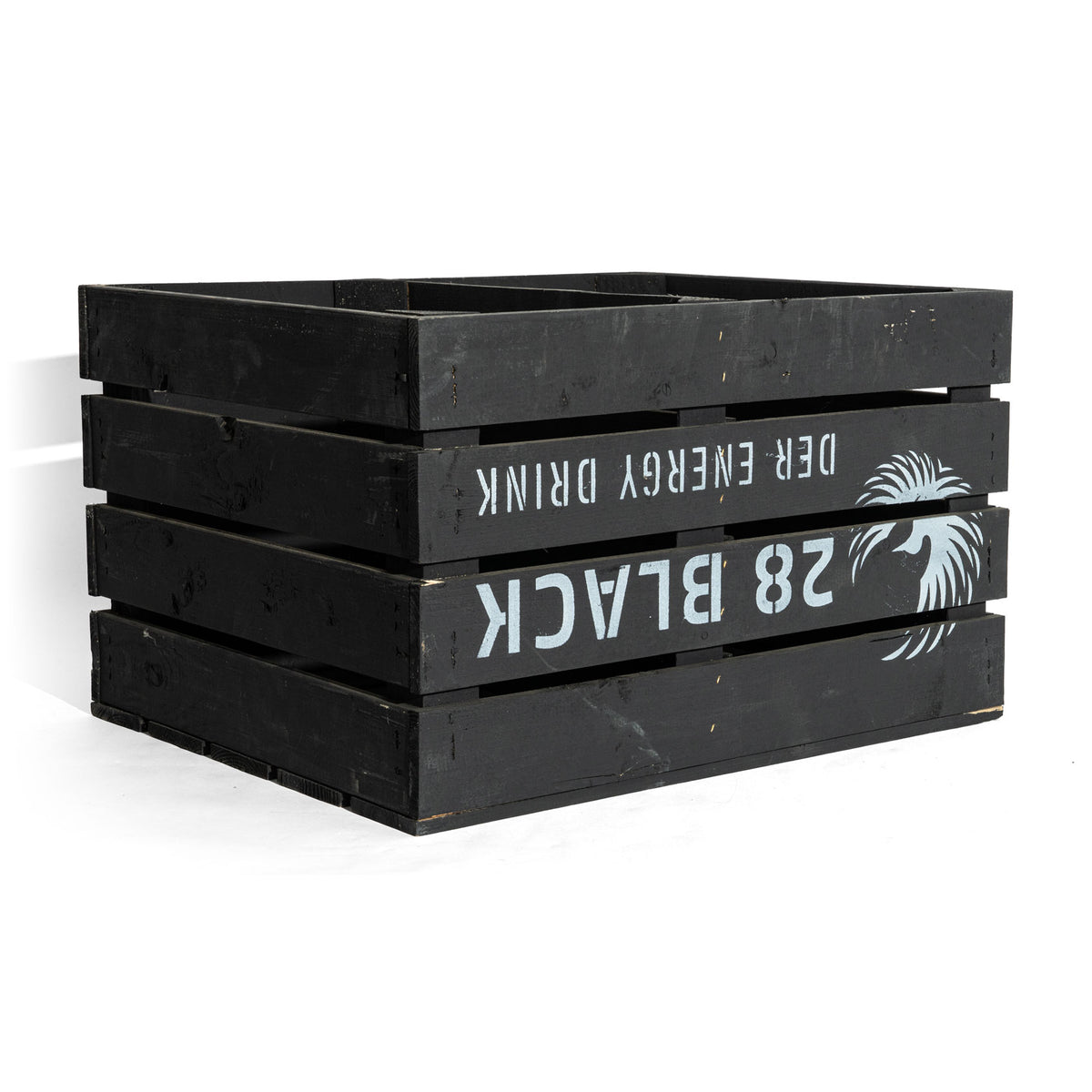 28 Black Holzkiste Beistelltisch Aufsteller 50x40x30cm Display Box Deko Werbung – Ansicht 4