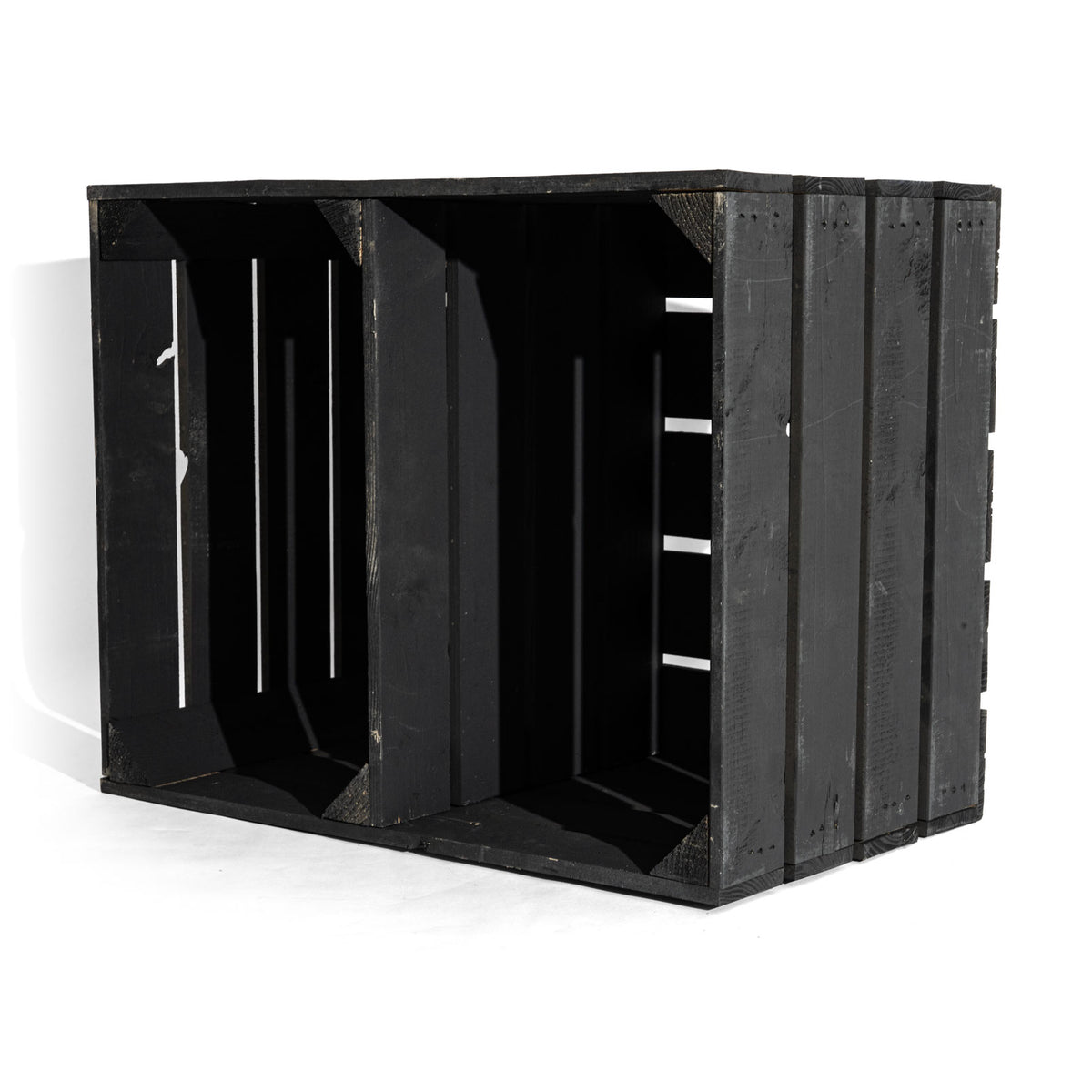28 Black Holzkiste Beistelltisch Aufsteller 50x40x30cm Display Box Deko Werbung – Ansicht 5