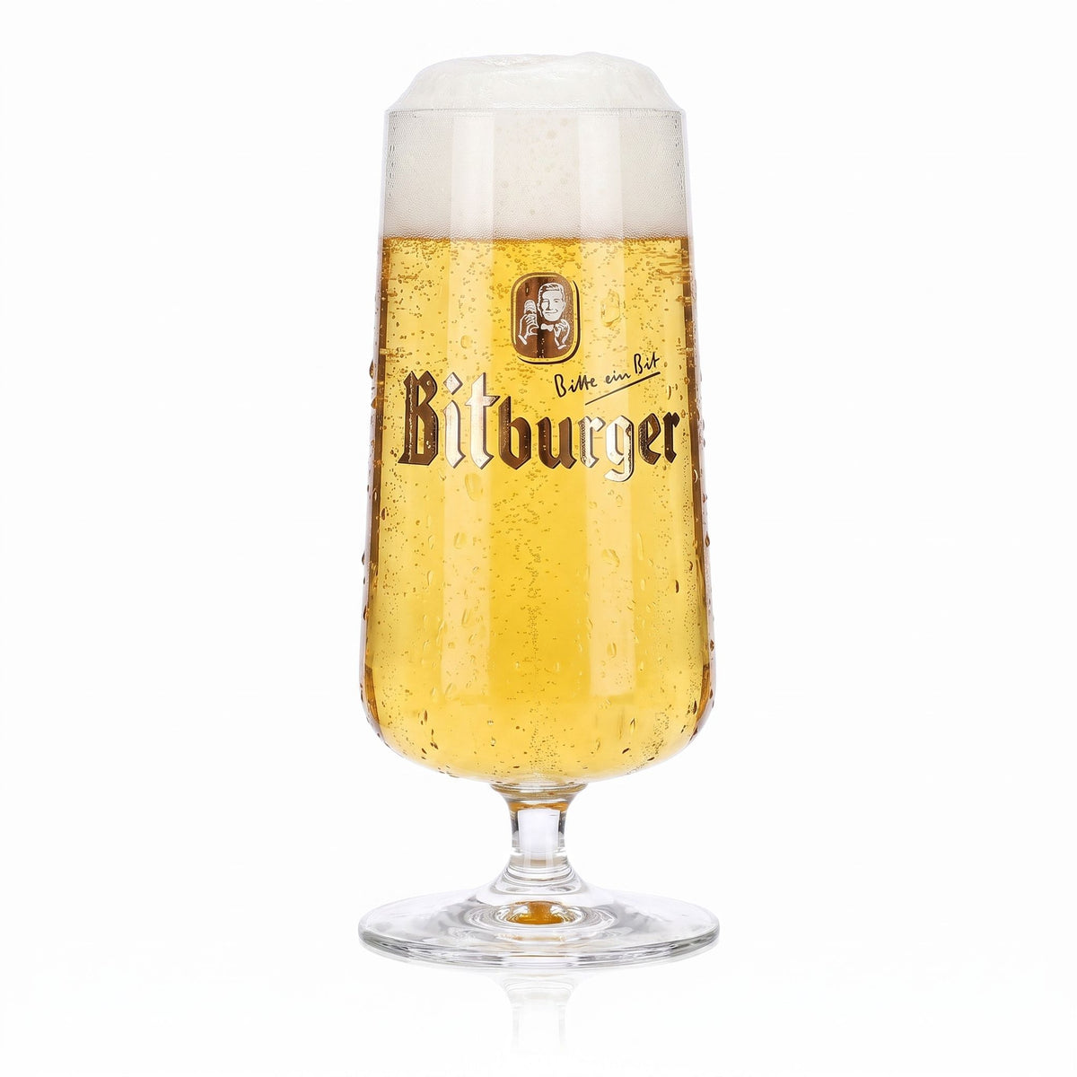 2x Bitburger Bier Glas 0,37l Pokal Sammeledition Historie-Pokal 1951 – Ansicht 2
