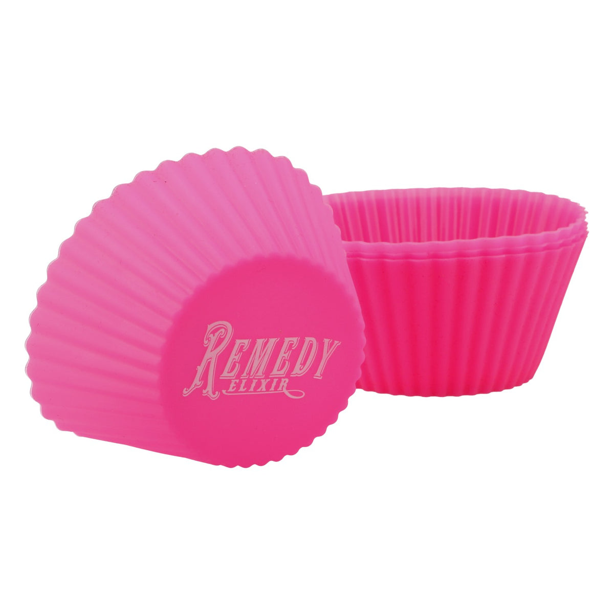 4 Remedy Rum Silikon Muffinform Kuchenform pink mit Beutel Backen Elixir – Ansicht 2
