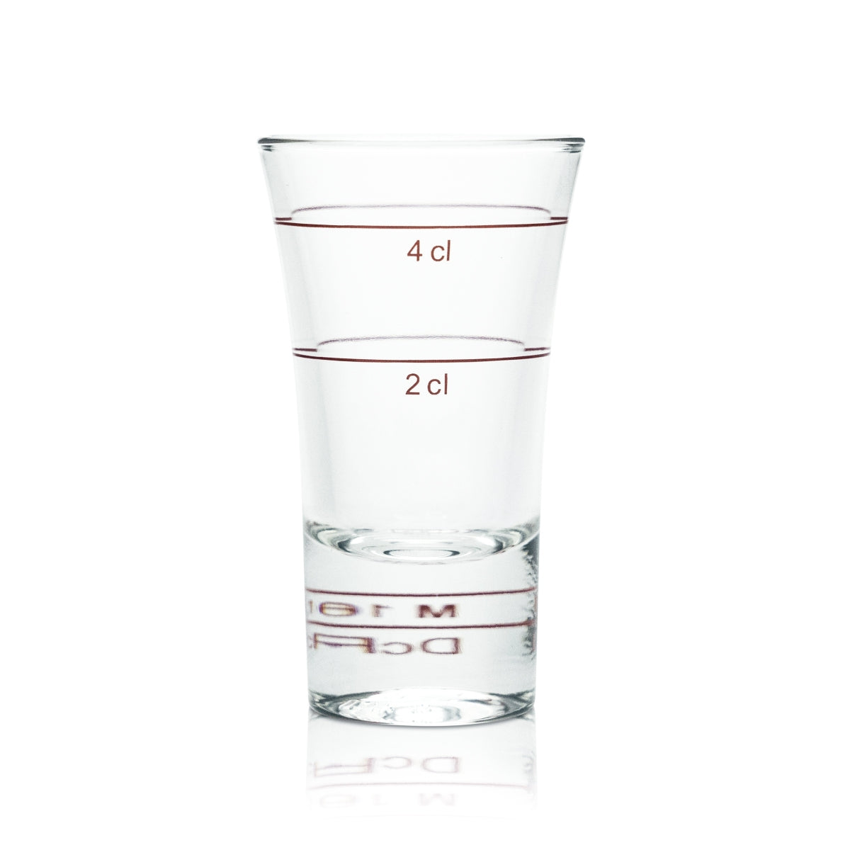6x Shot Glas 4cl Stamper Kurze Gläser Gastro Geeicht Borgonovo Schnaps Senior – Ansicht 2