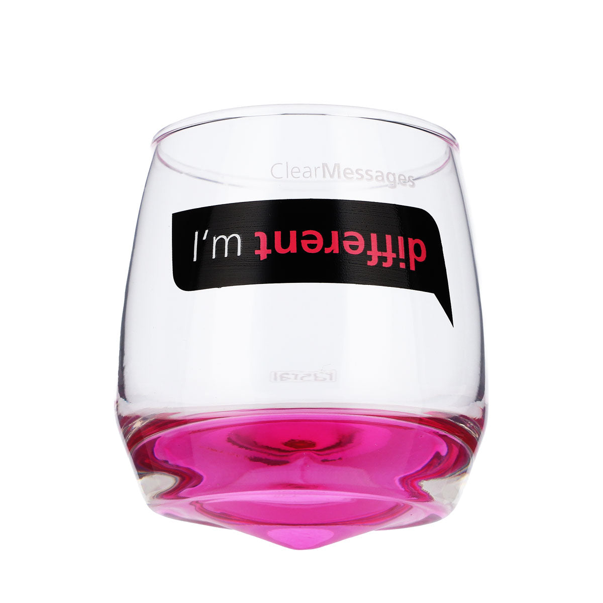 4x Rastal Glas Gläser 0,2l Designglas Tumbler Schwenker "I´m different" – Ansicht 3