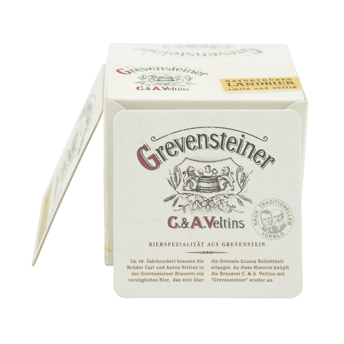 50x Grevensteiner Untersetzer Bierdeckel 9x9cm Coaster Gastro Tropfschutz Bar – Ansicht 2