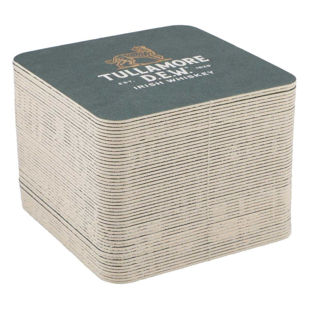 50x Tullamore Dew Whisky Bierdeckel Untersetzer Glasuntersetzer Grün