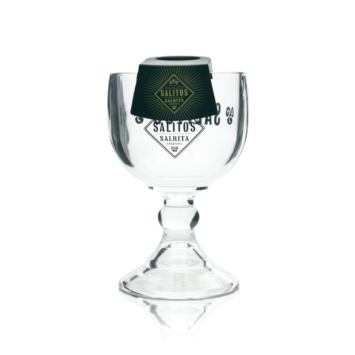 Salitos Salrita Glas 0,6 l - Cocktail Longdrink Aperitif - inkl. Clip aus Echtglas – Ansicht 3
