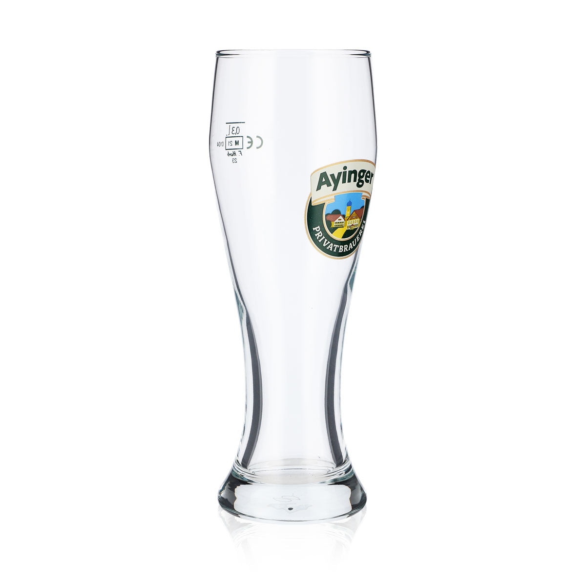 6 Ayinger Bier Glas 0,3l Weißbierglas neu – Ansicht 3