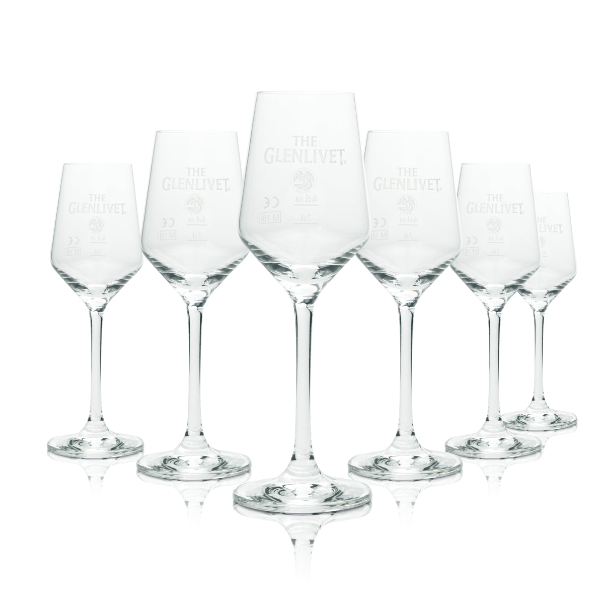 6 The Glenlivet Whiskey Glas 0,1l Nosingglas "Harmony" Rastal neu