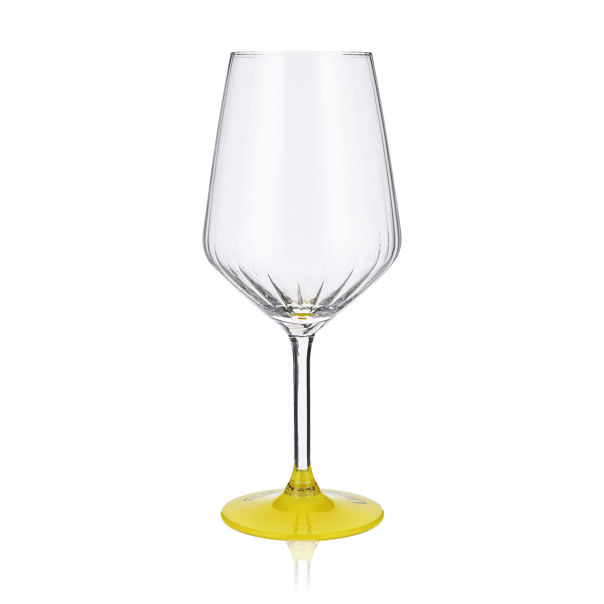 6er Set Limonce Limoncello Glas 0,52l – Reliefglas mit gelbem Boden & Logodruck – Ansicht 4