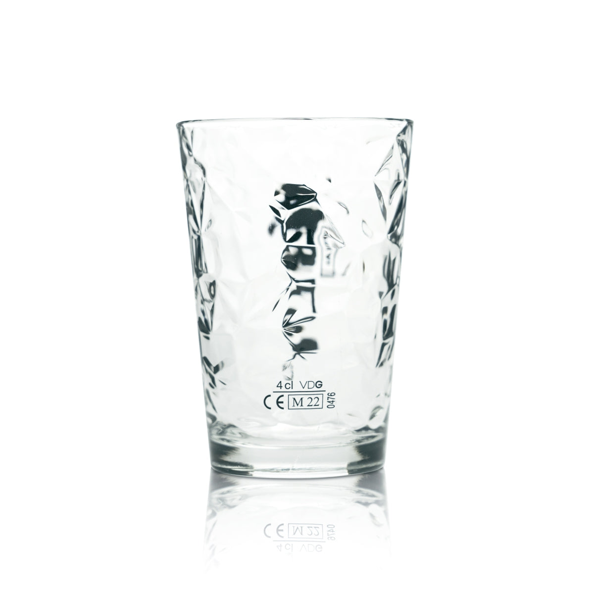 6x 42 Below Vodka Glas 0,4l Longdrink Gläser Relief Kontur Cocktail Tumbler Ice – Ansicht 3
