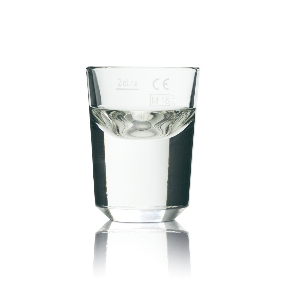 6x Absolut Shotglas 2cl Kurze Stamper Vodka Schnaps Gläser Gastro Geeicht Bar – Ansicht 3