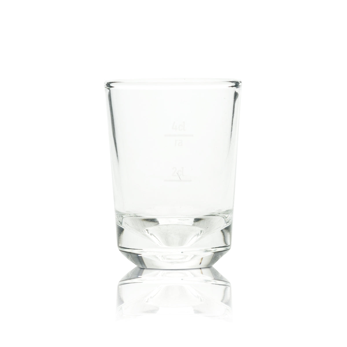 6x Absolut Wodka Glas 4cl Grcic Shot Gläser Kurze Schnaps Stamper Gastro Eiche – Ansicht 3