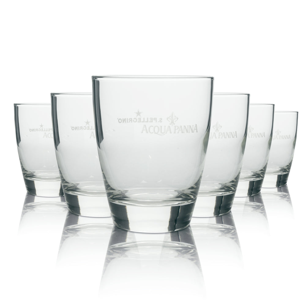 6x Acqua Panna Wasser Glas San Pellegrino Tumbler 270ml Ritzenhoff