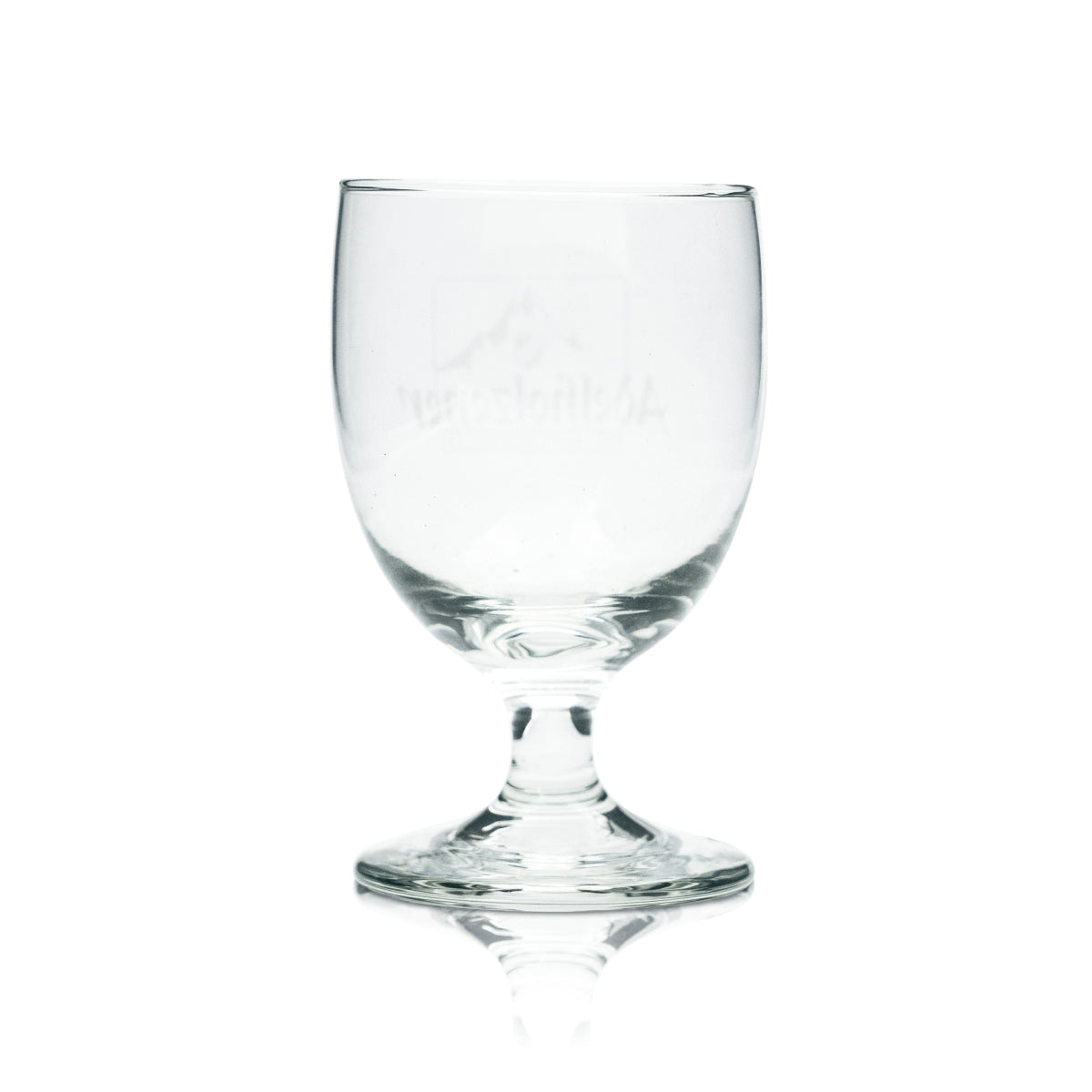 6x Adelholzener Glas 0,2l Pokal Kelch Gläser Mineral Quell Wasser Bayern Sprudel – Ansicht 3