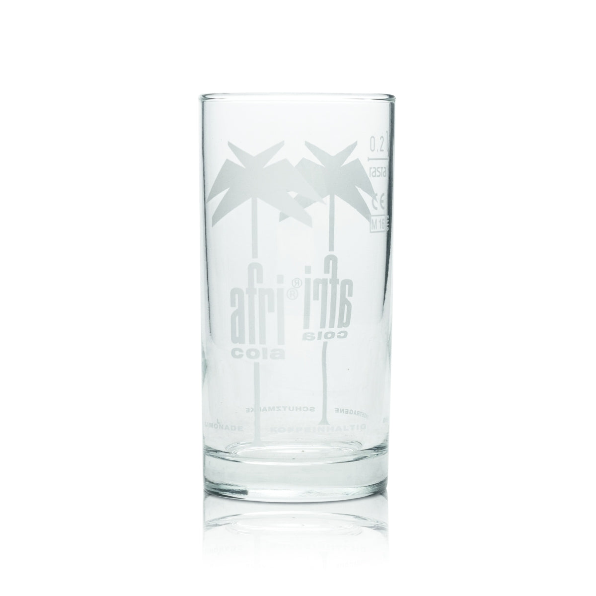 6x Afri Cola Glas Longdrink 0,2l Rastal Becher Gastro Retro Kola Gravur Gläser – Ansicht 4