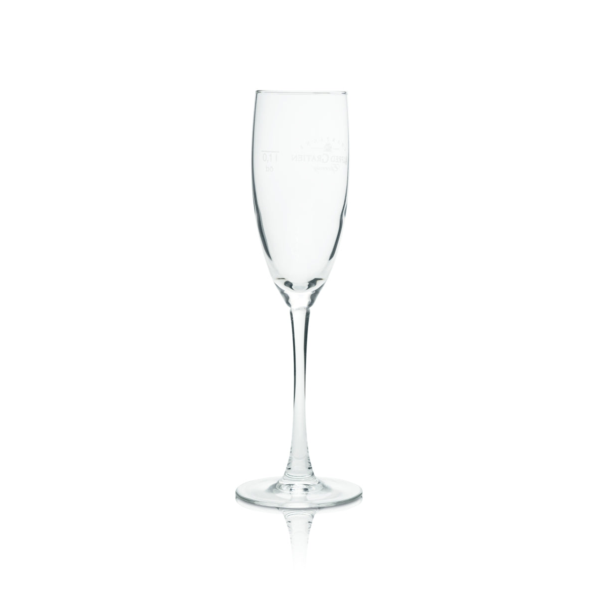 6x Alfred Gratien Champagner Glas 0,17l Flöte Kelch Gläser Singature Sekt Secco – Ansicht 3