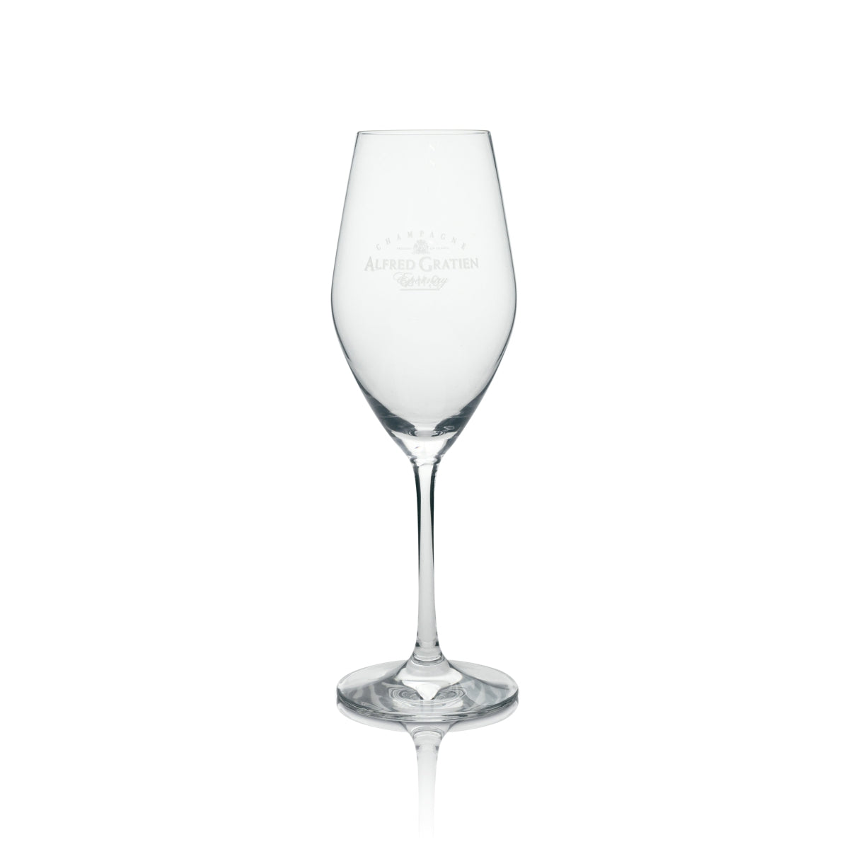 6x Alfred Gratien Champagner Glas Sekt Flöte eckiger Bauch Böckling – Ansicht 2