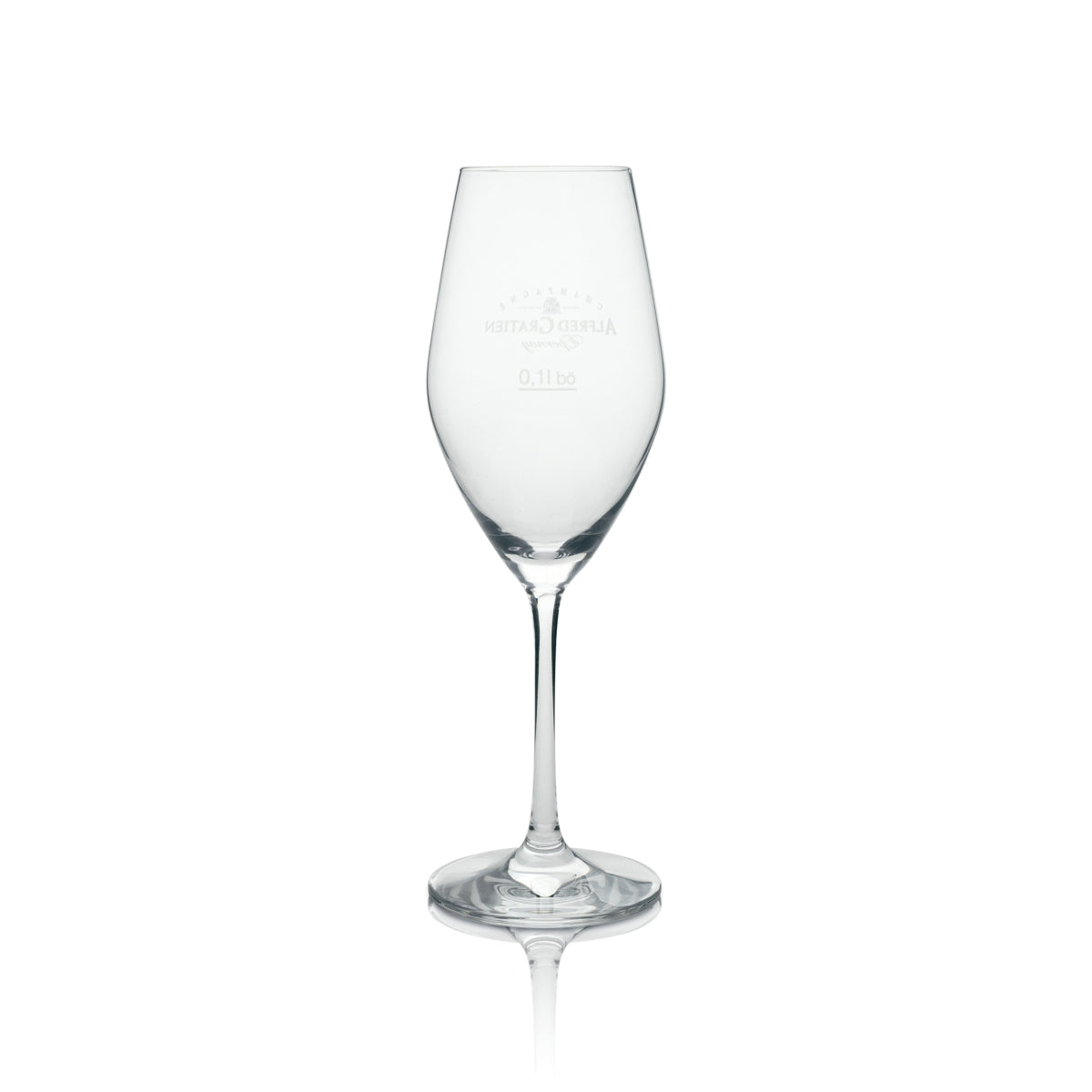 6x Alfred Gratien Champagner Glas Sekt Flöte eckiger Bauch Böckling – Ansicht 3
