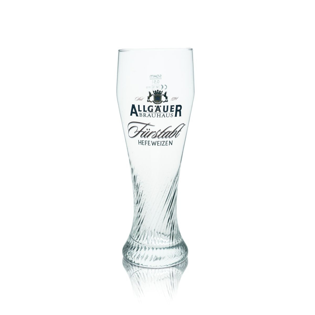 6x Allgäuer Brauhaus Weißbierglas 0,5l Hefeweizen Gläser Fürstadt Brauerei – Ansicht 2