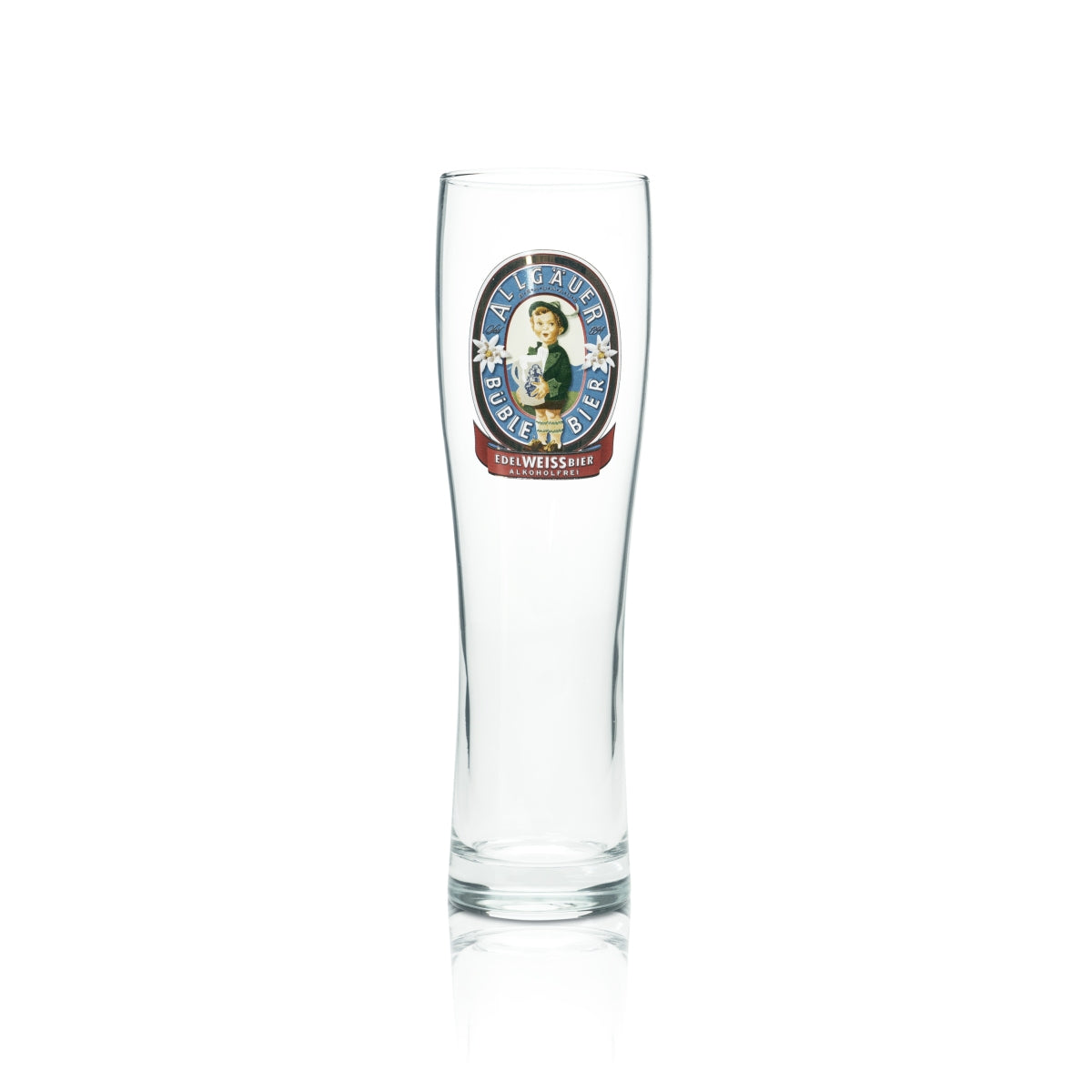 6x Allgäuer Büble Bier Glas 0,5l Weißbier Weizen Alkoholfrei Gläser Hefe Gastro – Ansicht 2