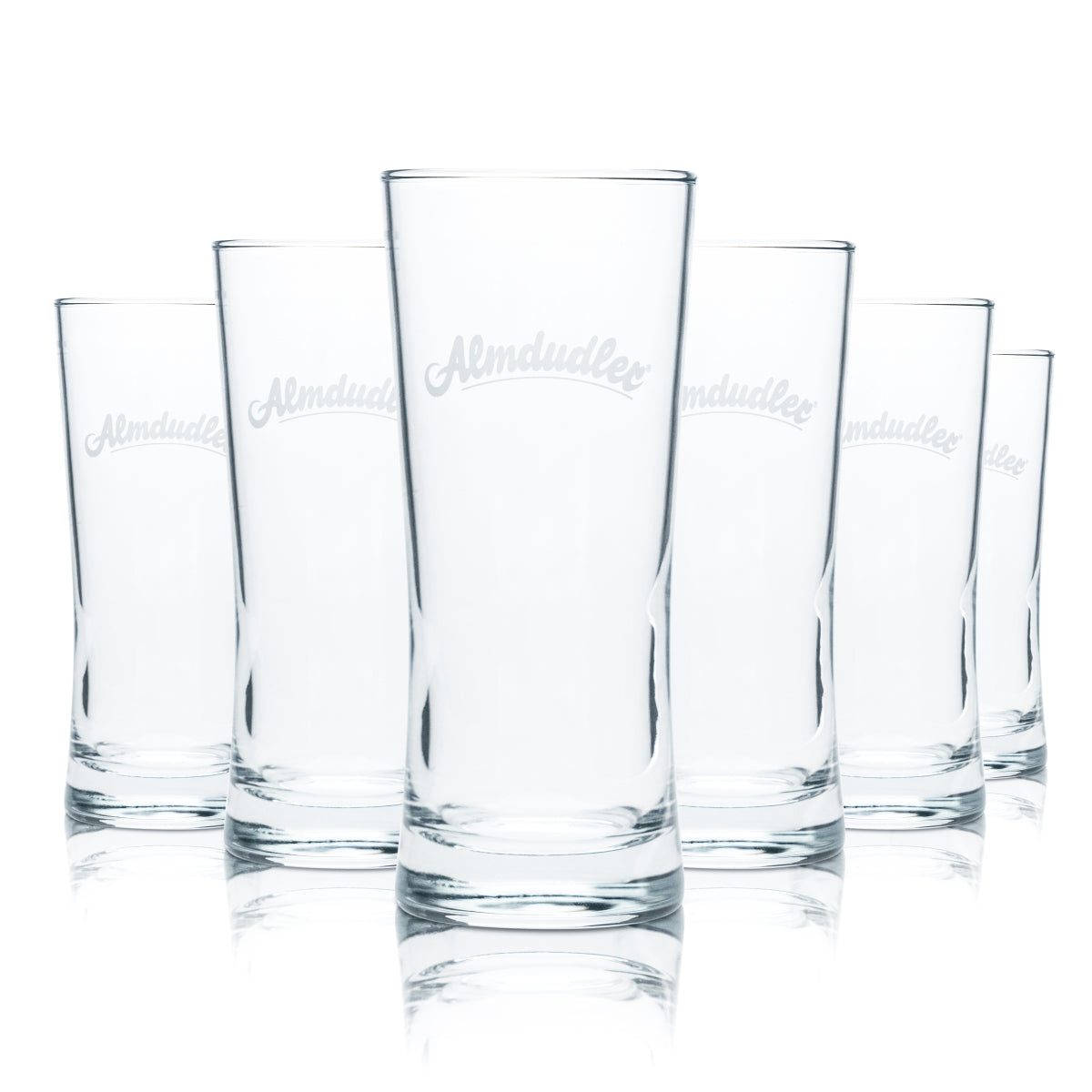6x Almdudler Glas 0,25l Becher Limo Softdrink Gläser Gastro Österreich Apres Ski