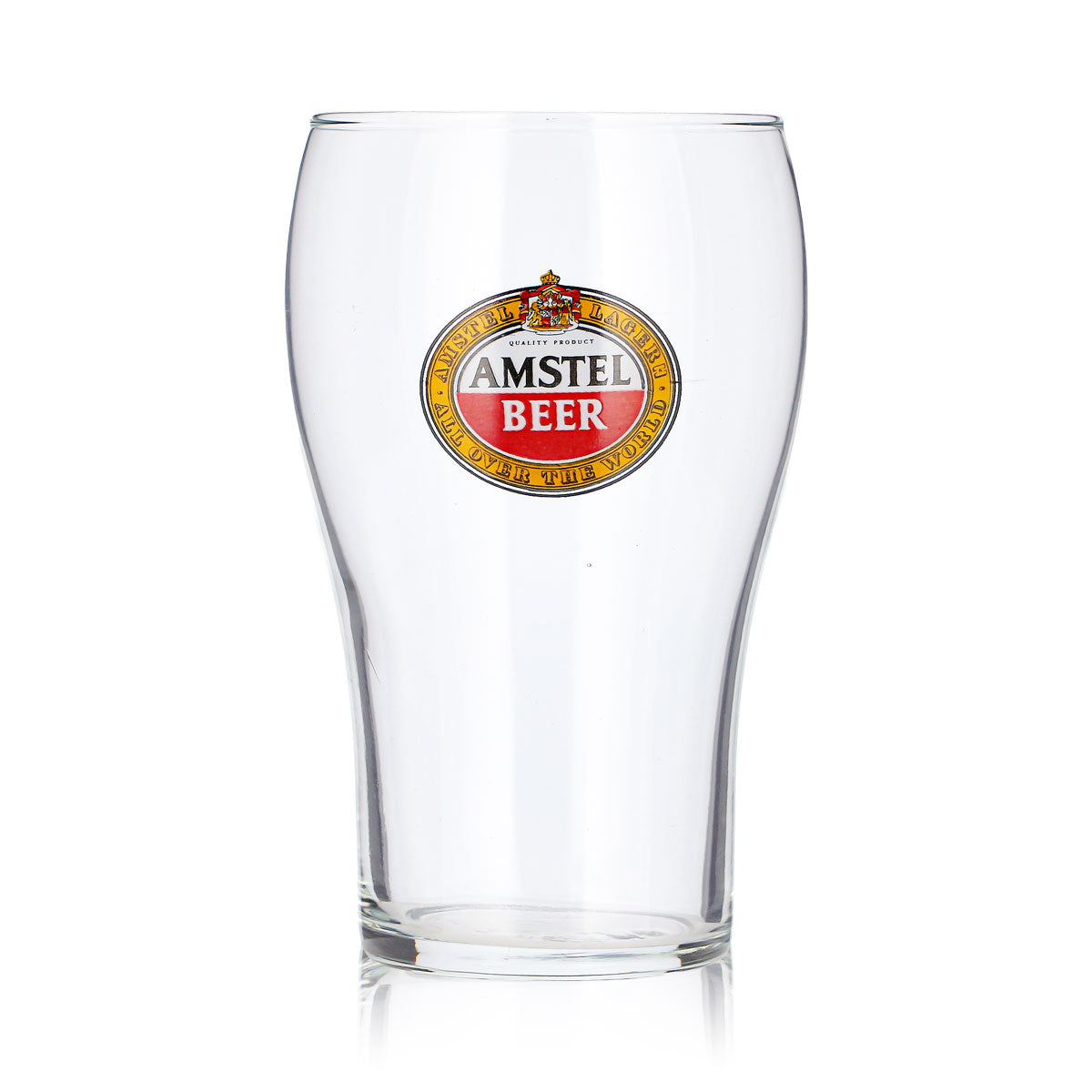 6x Amstel Bier Glas 0,3l Becher Bierglas Willibecher Biergläser Tulpe (6er Set) – Ansicht 3