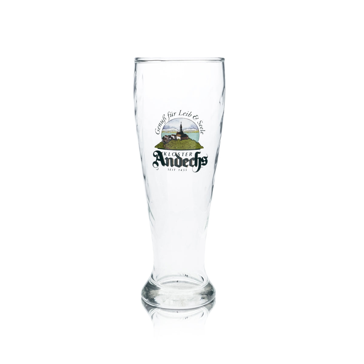 6x Andechs Bier Glas 0,5l Hefe Weizen Weißbier Kontur Gläser Gastro Brauerei Bar – Ansicht 2