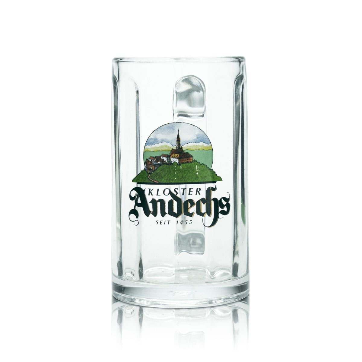 6x Andechs Bierglas 0,2l Konturglas Bierkrug Humpen Seidel Gläser Set Kloster – Ansicht 2