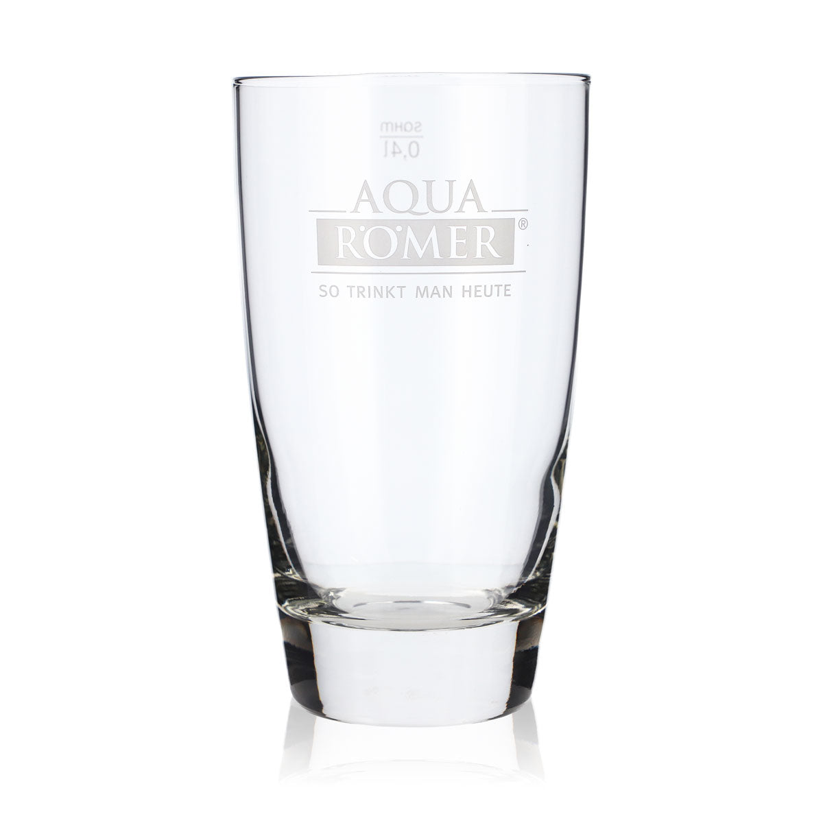 6x Aqua Römer Wasser Glas 0,4l Gläser Wassergläser Becher Sahm – Ansicht 2