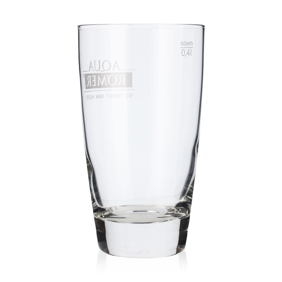6x Aqua Römer Wasser Glas 0,4l Gläser Wassergläser Becher Sahm – Ansicht 4