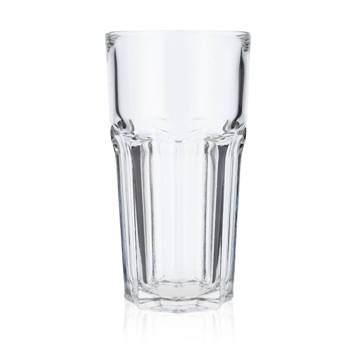 6x Arcoroc Glas Cocktailglas 0,65l Longdrinkglas im Reliefschliff Becher – Ansicht 3