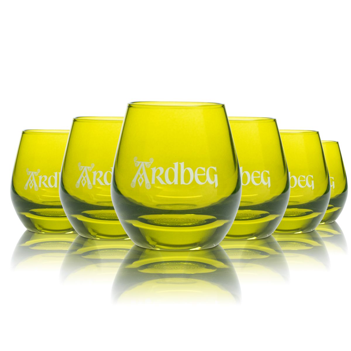 6x Ardbeg Glas 6cl Mini Tumbler Whisky Shotglas Schnapsglas Stamper Gläser Set